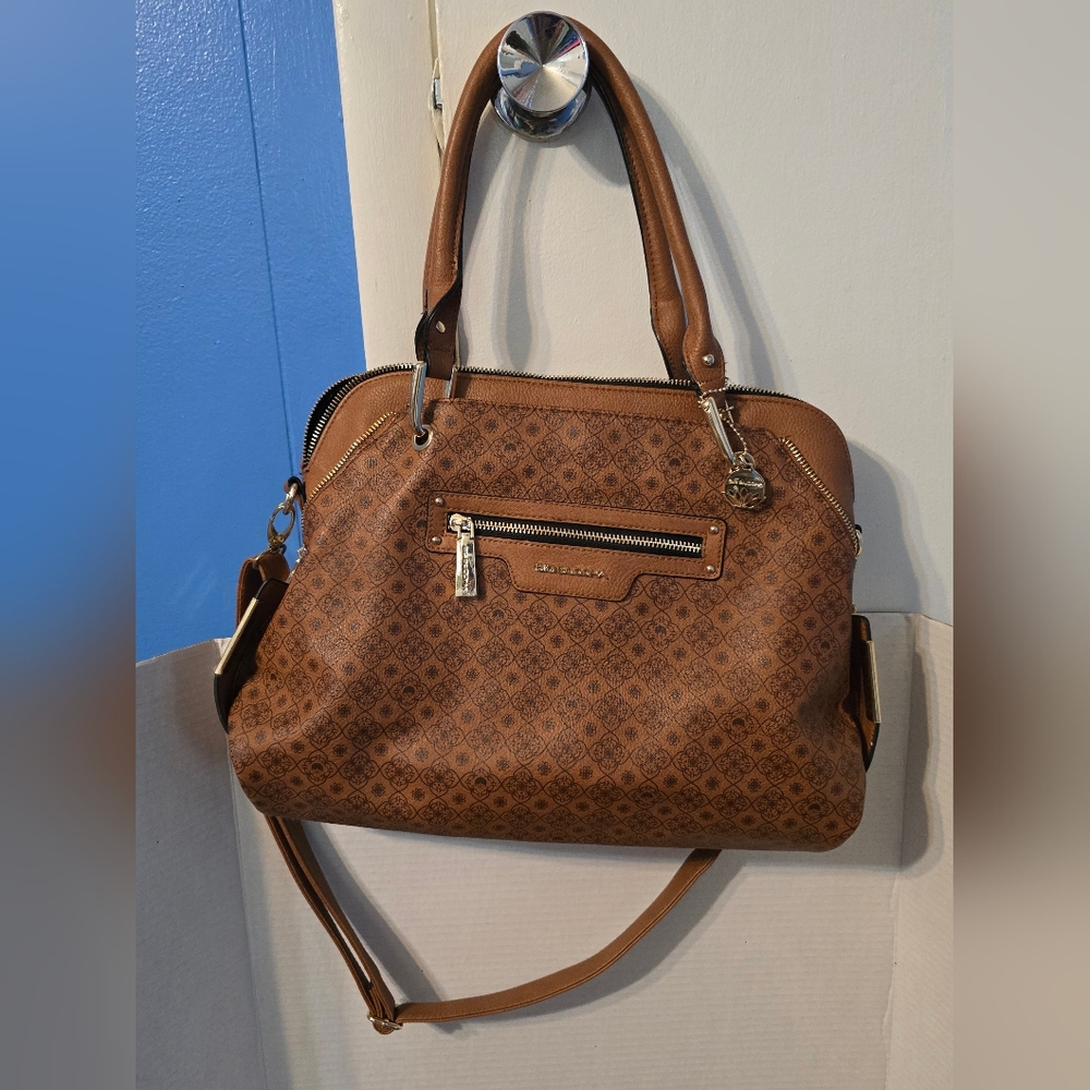 Big Buddha Brown Dome Purse Large